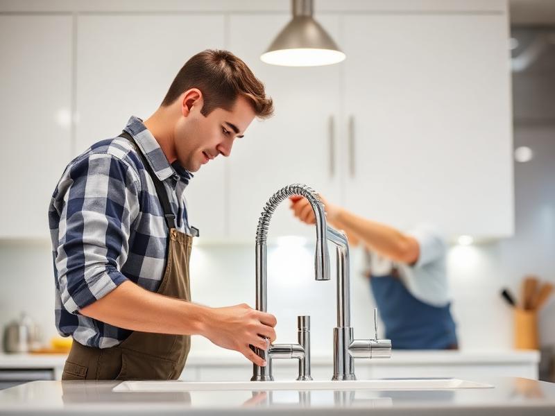 Kitchen faucet installation in Las Vegas